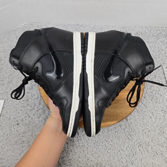 Nike Women 7 Dunk Sky High Essential Black Hidden Wedge Daily Sneaker 644877-008 - Picture 9 of 14